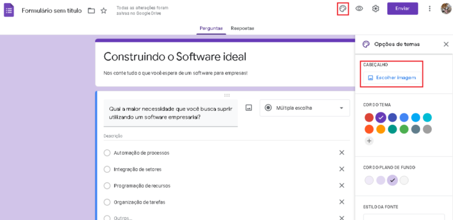Google Forms na B2B Stack