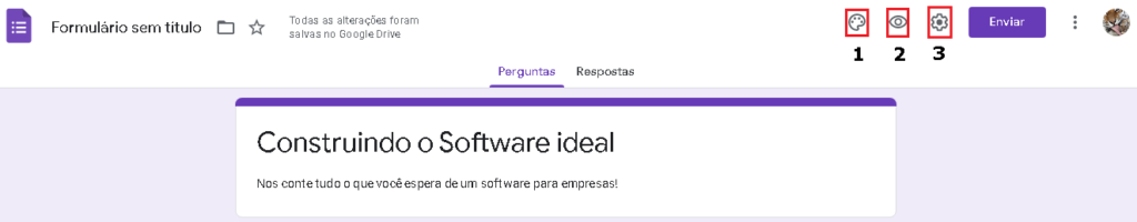 Google forms na B2B Stack