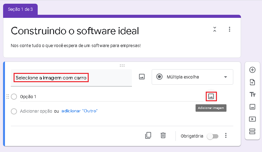Google Forms na B2B Stack