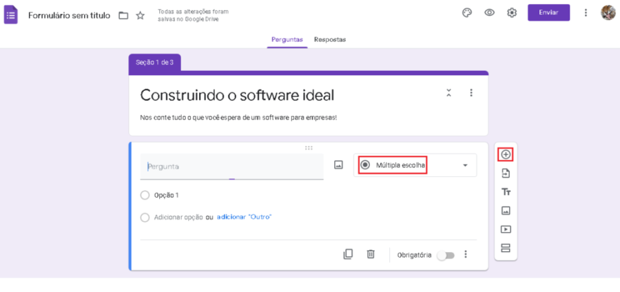 Google Forms na B2B Stack
