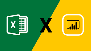 Imagem mostra o Power BI vs Excel