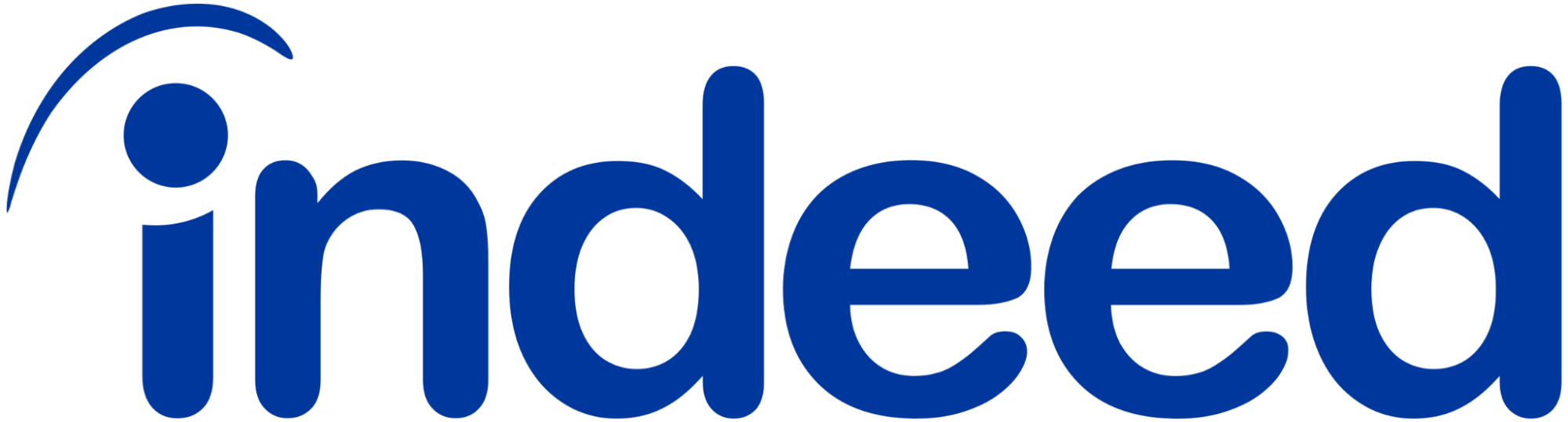 Logo da plataforma indeed de cor azul