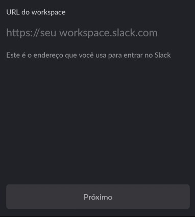 Slack no workspace