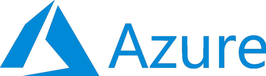 Logo da Azure na cor azul clara