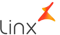 Logo da empresa linx que possui loja virtual