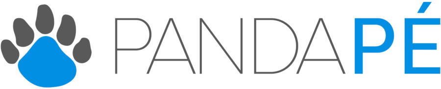 Logo do Pandapé com o desenho de uma pata