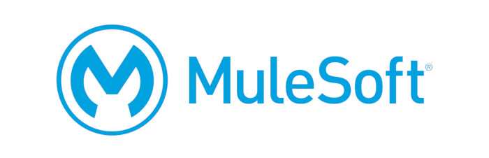 Logo da empresa Mulesoft que é utilizado por pessoas SCM. O logo possui a cor azul a do lado esquerdo do nome á um círculo com um M ao centro
