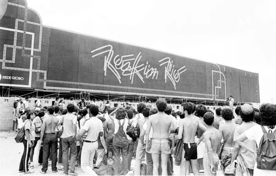 Imagem do Rock in Rio em 1985