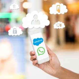 Imagem mostrando o marketing no whatsapp através do marketing cloud da salesforce