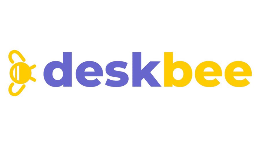 Logo da empresa Deskbee, relacionada a gestão de workplace